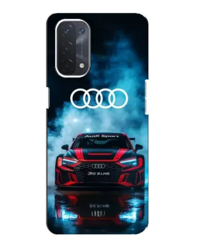 Чехол для OPPO A54 (5G) с картинкой «Audi Sport — неон» Чехол для OPPO A54 (5G) с картинкой «Audi Sport — неон»