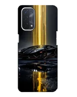 Чохол для OPPO A54 (5G) з картинкою «Нічний Lamborghini драйв»