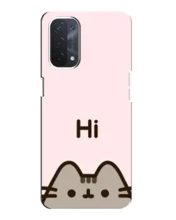 Чохол для OPPO A54 (5G) з картинкою «Пушин каже Hi»