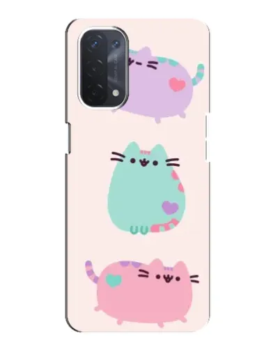 Чохол для OPPO A54 (5G) з картинкою «Pusheen тріо» Чохол для OPPO A54 (5G) з картинкою «Pusheen тріо»