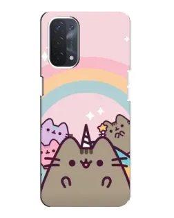 Чохол для OPPO A54 (5G) з картинкою «Єдиноріг Pusheen»