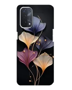 Чохол для OPPO A54 (5G) з картинкою «Лілові квіти грації»
