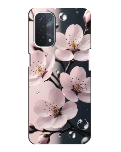 Чехол для OPPO A54 (5G) с картинкой «Нежная сакура и капли» Чехол для OPPO A54 (5G) с картинкой «Нежная сакура и капли»