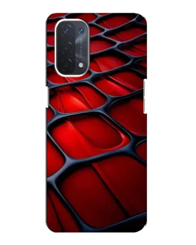 Чохол для OPPO A54 (5G) з картинкою «Червона глянцева сітка»