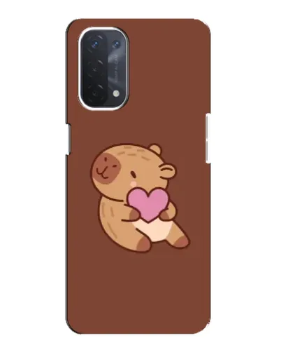 Чохол для OPPO A54 (5G) з картинкою «Капібара з серцем»