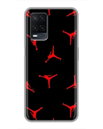 Чохол для OPPO A54 з картинкою «Jordan Red Pattern» Чохол для OPPO A54 з картинкою «Jordan Red Pattern»