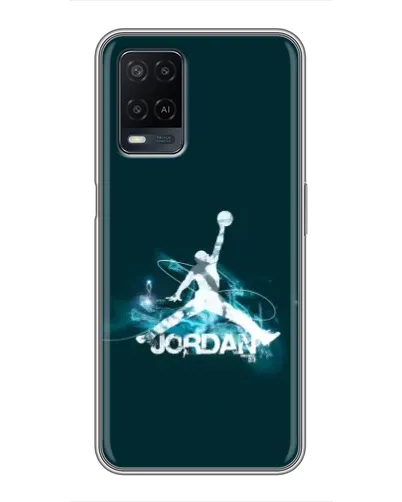 Чохол для OPPO A54 з картинкою «Jordan Blue Fire» Чохол для OPPO A54 з картинкою «Jordan Blue Fire»