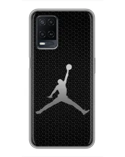 Чохол для OPPO A54 з картинкою «Jordan Dark Carbon»