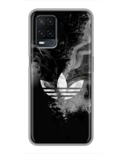 Чохол для OPPO A54 з картинкою «Абстрактний дим Adidas»