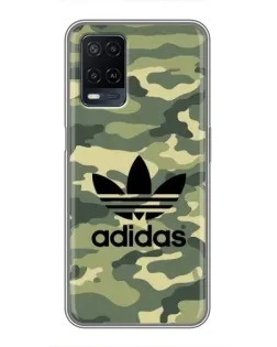Чохол для OPPO A54 з картинкою «Мілітарі стиль Adidas»