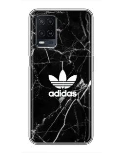 Чохол для OPPO A54 з картинкою «Білий мармур Adidas»