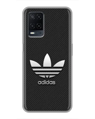 Чохол для OPPO A54 з картинкою «Adidas Карбонова текстура» Чохол для OPPO A54 з картинкою «Adidas Карбонова текстура»