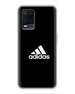 Чохол для OPPO A54 з картинкою «Чорна класика Adidas»