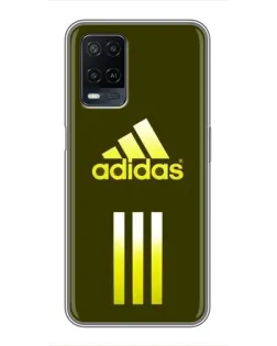 Чохол для OPPO A54 з картинкою «Оливковий градієнт Adidas»