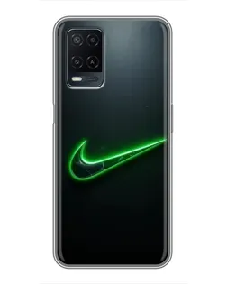Чохол для OPPO A54 з картинкою «Неоновий контур Nike» Чохол для OPPO A54 з картинкою «Неоновий контур Nike»