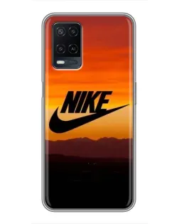 Чехол для OPPO A54 с картинкой «Nike — вечерний горизонт»