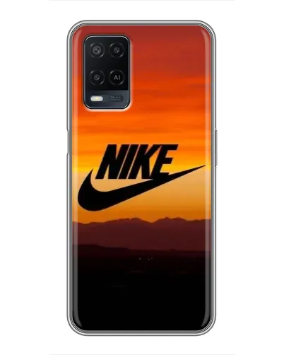 Чехол для OPPO A54 с картинкой «Nike — вечерний горизонт»