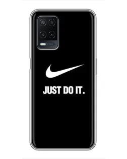 Чехол для OPPO A54 с картинкой «Классический принт Nike»