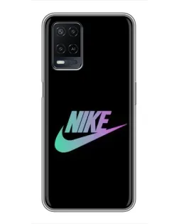 Чехол для OPPO A54 с картинкой «Nike — городская ночь»