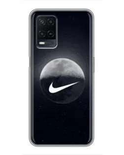 Чохол для OPPO A54 з картинкою «Nike у стилі графіті»