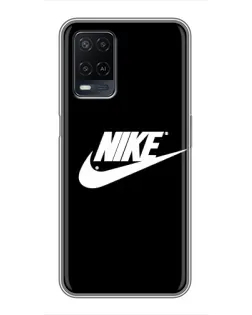 Чохол для OPPO A54 з картинкою «Мазки фарби Nike»
