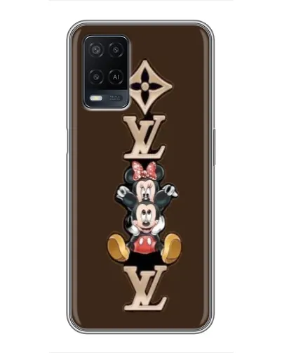 Чехол для OPPO A54 с картинкой «LV и Микки Маус»