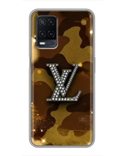 Чехол для OPPO A54 с картинкой «Камуфляжный Louis Vuitton»