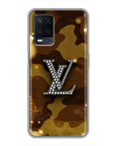 Чехол для OPPO A54 с картинкой «Камуфляжный Louis Vuitton»