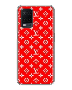 Чехол для OPPO A54 с картинкой «Яркий паттерн LV»