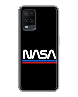 Чохол для OPPO A54 з картинкою «NASA — класика Red Blue» Чохол для OPPO A54 з картинкою «NASA — класика Red Blue»