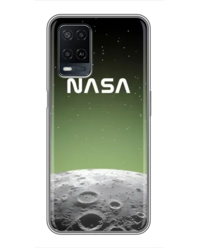Чехол для OPPO A54 с картинкой «NASA — лунный градиент»
