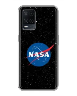 Чехол для OPPO A54 с картинкой «NASA — звездное небо»