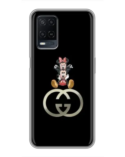 Чохол для OPPO A54 з картинкою «Мінні Маус на лого»