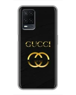 Чохол для OPPO A54 з картинкою «Золотий логотип Gucci»