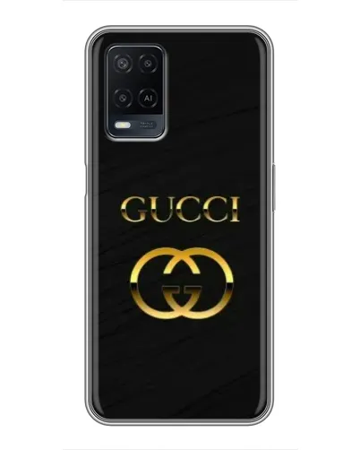 Чохол для OPPO A54 з картинкою «Золотий логотип Gucci»