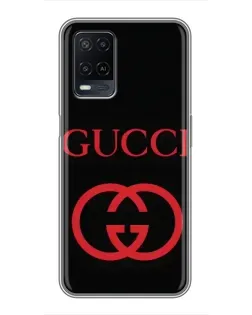 Чохол для OPPO A54 з картинкою «Gucci — червоний логотип»