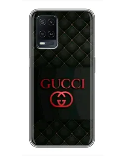 Чохол для OPPO A54 з картинкою «Gucci — стьобаний чорний»