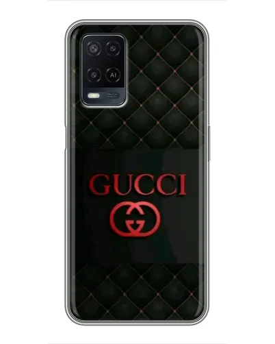 Чохол для OPPO A54 з картинкою «Gucci — стьобаний чорний»