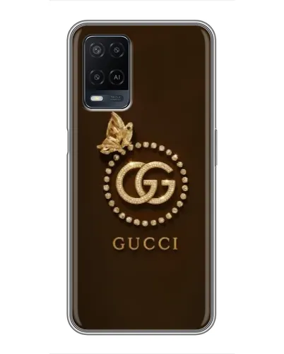 Чохол для OPPO A54 з картинкою «Gucci — золотий метелик»