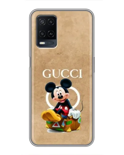 Чохол для OPPO A54 з картинкою «Міккі Маус Gucci — крафт»