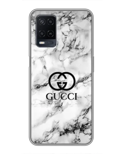 Чохол для OPPO A54 з картинкою «Gucci — мармуровий шик»