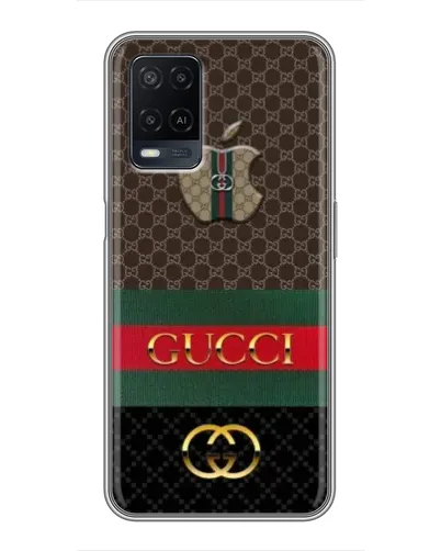 Чохол для OPPO A54 з картинкою «Gucci — брендований десерт»