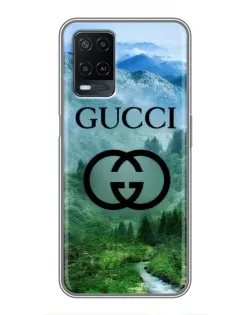 Чохол для OPPO A54 з картинкою «Gucci — гірський пейзаж»