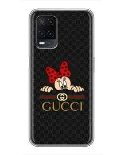 Чохол для OPPO A54 з картинкою «Мінні Маус Gucci — чорний»