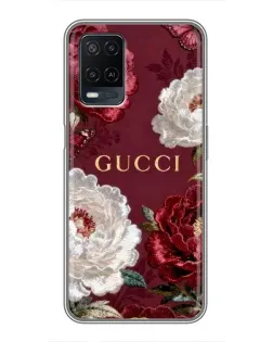 Чохол для OPPO A54 з картинкою «Gucci — бордові троянди» Чохол для OPPO A54 з картинкою «Gucci — бордові троянди»