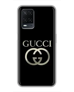 Чохол для OPPO A54 з картинкою «Gucci — золото на чорному» Чохол для OPPO A54 з картинкою «Gucci — золото на чорному»