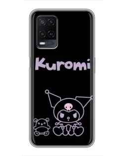 Чехол для OPPO A54 с картинкой «Kuromi — черный минимализм» Чехол для OPPO A54 с картинкой «Kuromi — черный минимализм»