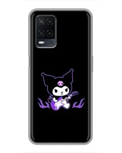 Чехол для OPPO A54 с картинкой «Электрическая Kuromi»