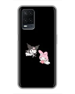 Чехол для OPPO A54 с картинкой «My Melody и Kuromi»