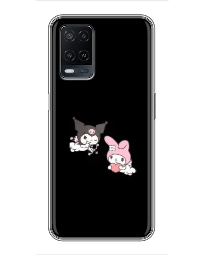 Чехол для OPPO A54 с картинкой «My Melody и Kuromi»